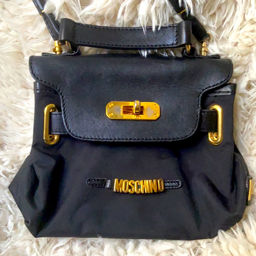 Moschino Vintage Redwall Mini Kelly Bag